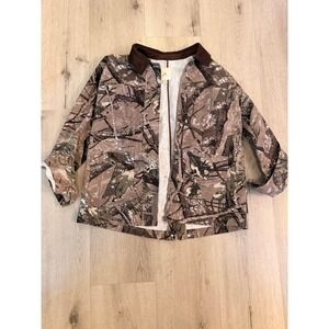 Thread & Supply Tree Torn Camo Work Jacket Brand New Size Large